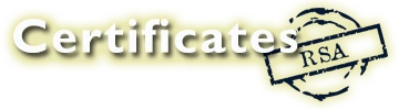 Certificates RSA Logo South african document services
